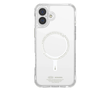 Etui do telefonów SKINARMA Saido do iPhone 16 6.1" Magnetic Charging green